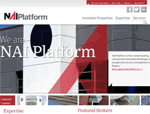 Tablet Screenshot of naiplatform.com